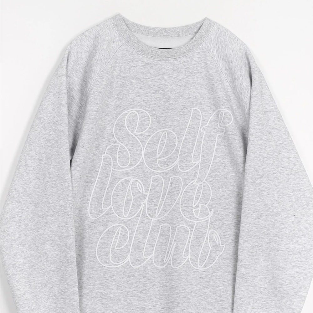 NWT Brunette The Label Self Love Club Sweater S